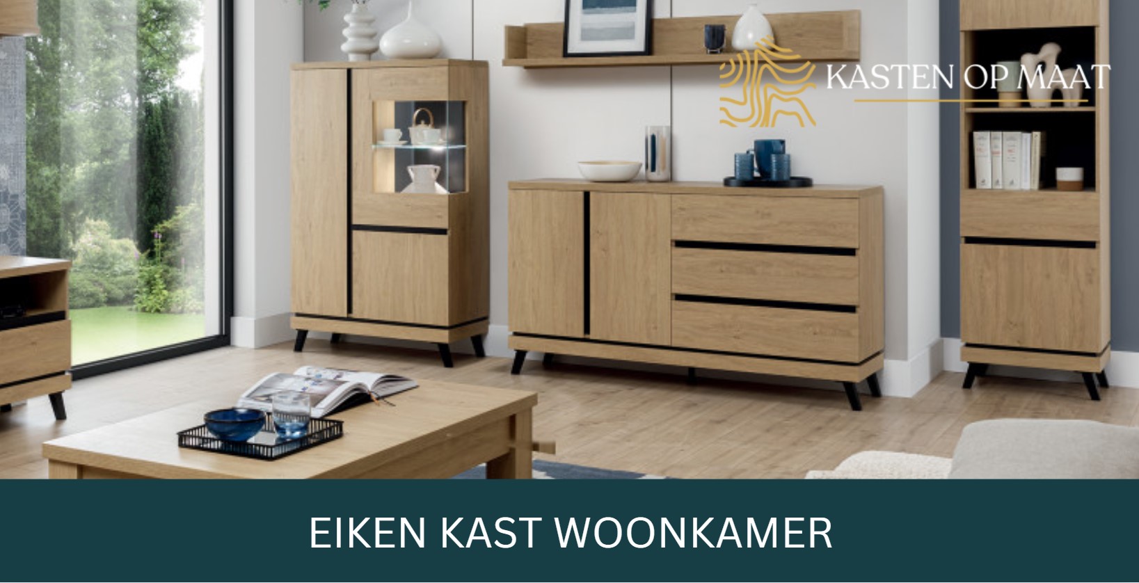eiken kast woonkamer